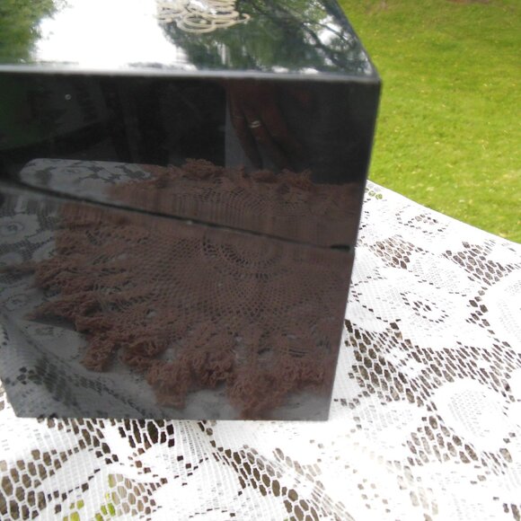 recipe box La Choy brand plastic black w red dragon many recipe cards inside 80s - Picture 5 of 15